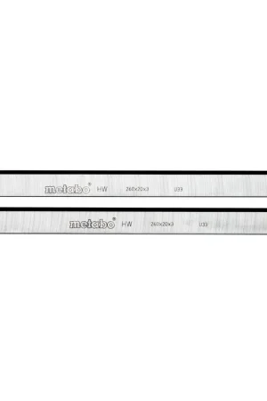 Metabo 2 Fers de rabot carbure 260mm pour HC260 C/M/K 260x20x3mm (0911030730) Certifié
