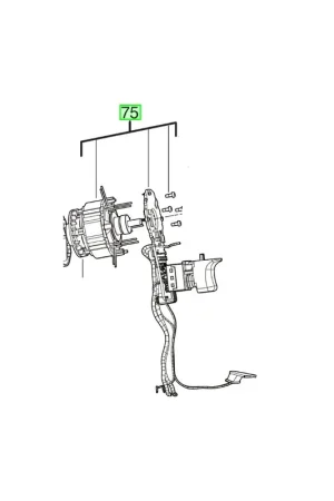 AEG Interrupteur pour perceuse 18V BS18C2BLLI, BS18C2BL (4931465730) Produit De Marque
