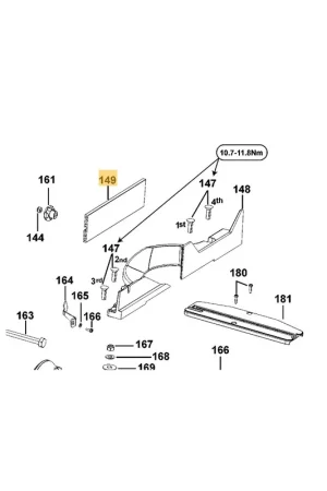 DeWalt Garde secondaire pour scie D27113 (N140121) Acheter En Ligne