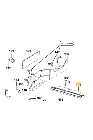 Commande En Gros DeWalt Plaque de coupe pour scie D27113 (N045946)
