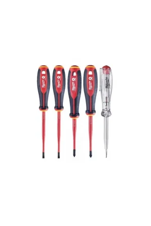 Milwaukee Lot de 5 tournevis Trilobe VDE isolé et sécurisé 1000V (4932478737) Haute Qualité
