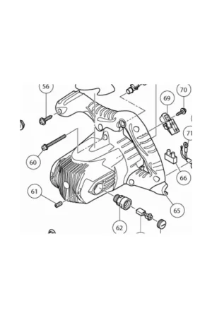 Réduction Hikoki Carcasse pour scie circulaire C9U2, C9SA2, C9BU2, C9BA2 (325362)