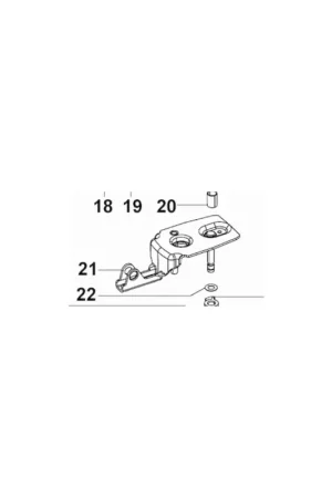 Usine Directe Metabo Console terminale complet pour taille-haie HS8865, HS8655, HS8675, HS8875 (316038620)