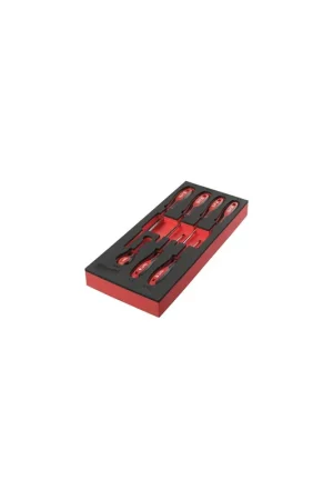 Solde Milwaukee Jeu de x7 tournevis Plat avec module mousse pour servante d'atelier (4932492395)