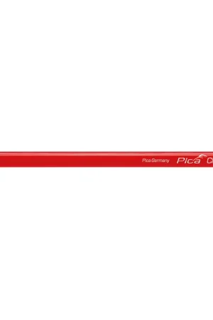 Commander Maintenant Pica Classic 540 Crayon de charpentier, ovale, rouge, 24cm 540/24