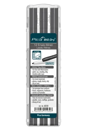 Offre Limitée Pica BIG Dry mines graphite 2B de rechange « FOR ALL » 6030