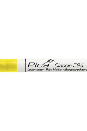 Meilleure Vente Pica CLASSIC 524 Marqueur industriel à peinture laquée Jaune 524/44