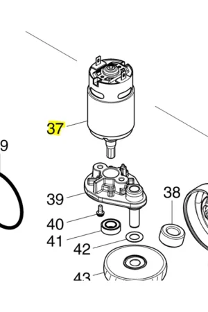 Acheter En Ligne Makita Moteur électrique pour taille-haie sur perche 18V DUN461 (629A62-1)