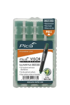Solde Pica VISOR mines de rechange Vert pour marqueurs permanent 991/36