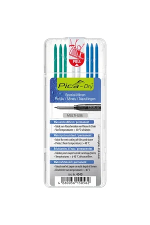 Certifié Pica DRY 8 Mines de rechange polyvalente & résistantes à l'eau 4040