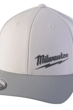 Vente Flash Milwaukee Casquette de Baseball performance S/M & L/XL Gris claire