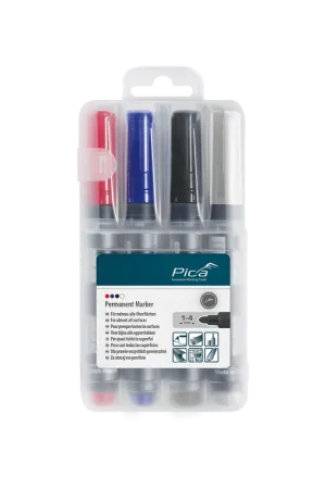 Remise Pica CLASSIC 520 Set de 4 marqueurs permanent 4 couleurs 520/04