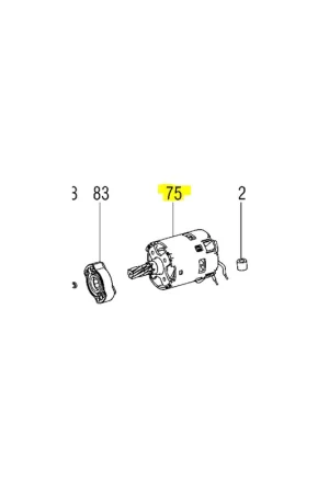 Soldes Metabo Moteur complet pour visseuse SE 18 LTX 6000 (316058130)