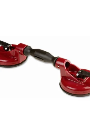 Acheter En Ligne Piher Ventouse double ø117mm en PVC avec manche articulé pour charge 30Kg (30025)