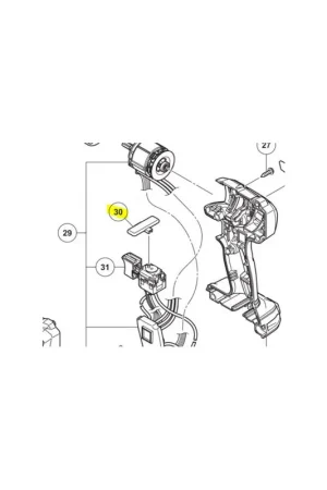 Hikoki - Hitachi Bouton Inverseur pour perceuse & visseuse (374399) Paiement Sécurisé