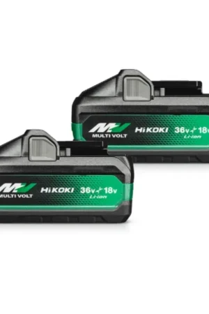 Soldes HiKOKI BSL36B18X Lot de 2 Batteries 36V 8.0Ah à glissière Li-ion Multi-Volt (380207)