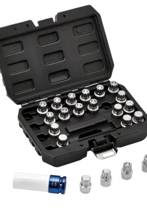 Draper D13600 Jeu de douilles antivol pour roue VAG (23pcs) Affaire À Saisir