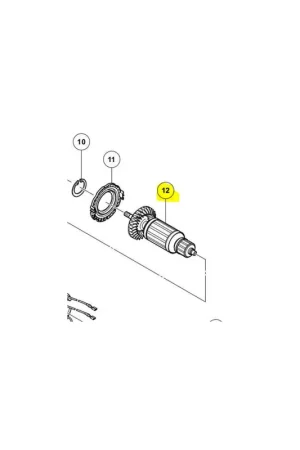 Hikoki - Hitachi Induit Meuleuse G23SCY2, G23UDY2 (361093E) Achat Immédiat