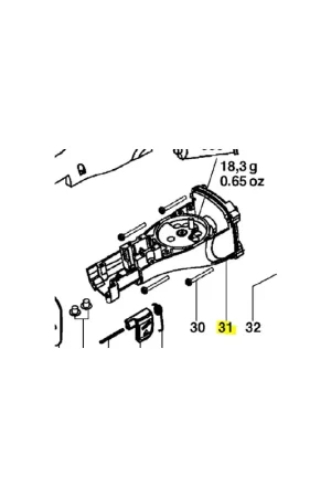 Achetez Aujourd'hui Metabo Carter de réducteur pour scie sabre ASE 18 (316039140)
