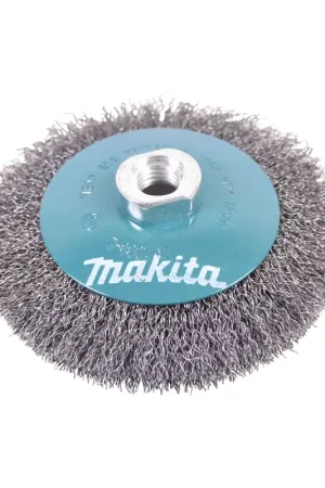 Top Vente Makita Brosse ø115mm conique à fils acier ondulés (D-39849)
