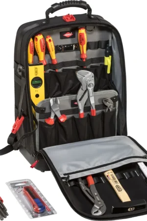 Bon Marché Sac à dos outils KNIPEX Modular X18 Sanitaire – 22 pièces (00 21 50 S)