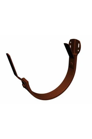 Vente Directe Crochet Larmier pour gouttière ronde dev 333mm P10 Anthracite PREFA
