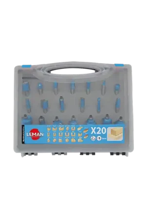 Offre Du Jour Coffret LEMAN de 20 Fraises carbure queue de 8mm