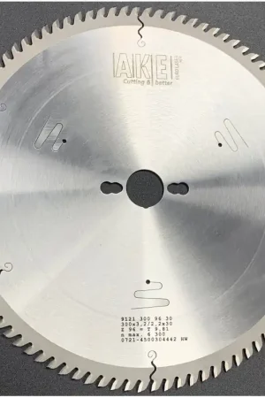 Satisfait Ou Remboursé Lame circulaire carbure Mélaminé - Ø300 x 30mm - 96 Dents - Ep 3,2/2,2 - AKE