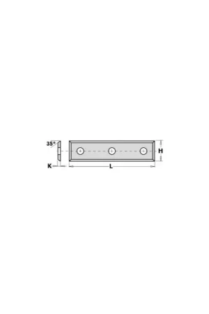 Boite de 10 plaquettes carbure 49,5 x 12 x 1,7 - 4 coupes Meilleur Prix