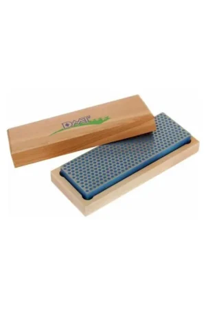 Populaire Pierre d'affutage diamant DMT - Grain moyen - Support en bois