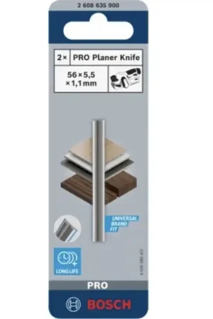 Super Prix fers de rabot 56 x 5,5 x 1,1mm - BOSCH
