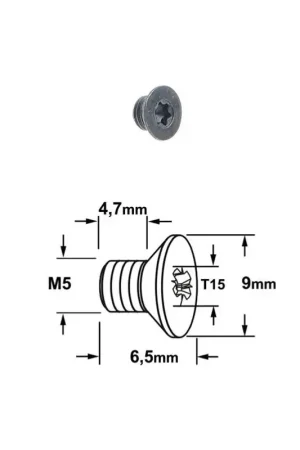VIS TORX T25 - M5 X 3.6 X 6.1 Must-Have