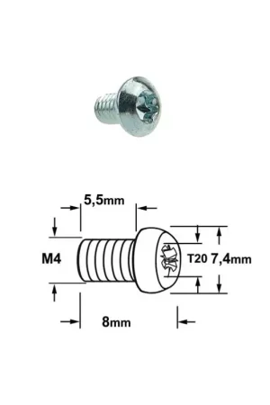 VIS TORX T20 - M4 X 5.5 X 8 Seulement Aujourd'hui