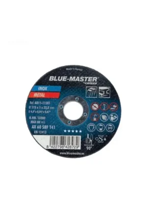 Acheter En Ligne Disque à tronçonner METAL/INOX - Ø 115 x 22.2 x 1 mm