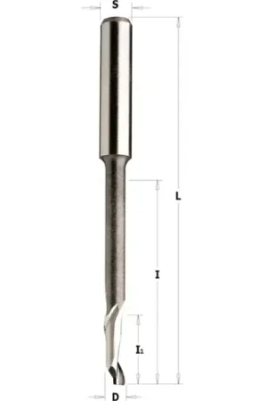 Satisfait Ou Remboursé 5%co HS spiral bits for aluminium single flute for high cutting depth