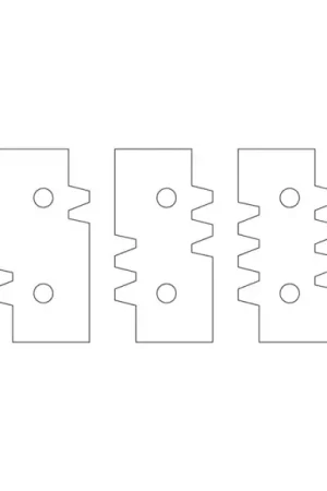 Affaire À Saisir Carbide inserts for tongue and groove cutter head