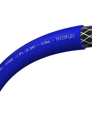 TRICOFLEX - TUY SOUDURE ISO 3821 (EN 559) ø 6 ( Rouleau de 20 mètres ) BLEU Haute Qualité