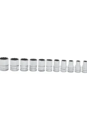 Acheter En Ligne Jeu 11 douilles 1/4" 12 pans 5 à 14 mm