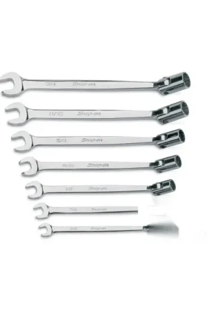 Authentique Jeu 7 clés mixtes 12 pans 3/8" à 3/4"