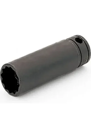 Acheter En Ligne Douille 3/8" longue 12 pans 3/8" noir