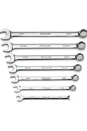 Remise Jeu 7 clés mixtes 3/8" à 3/4"