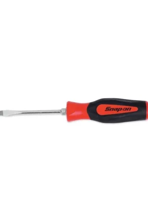 Nouveauté Tournevis tige ronde manche rouge - longueur 8.27/32"