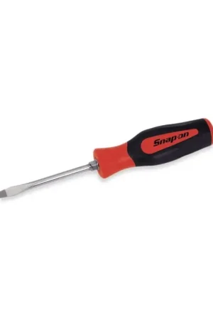 Tournevis plat chrome manche rouge Achat Immédiat