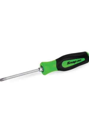 Offre Spéciale Tournevis embout Phillips n°2 manche vert - longueur 8.13/32"